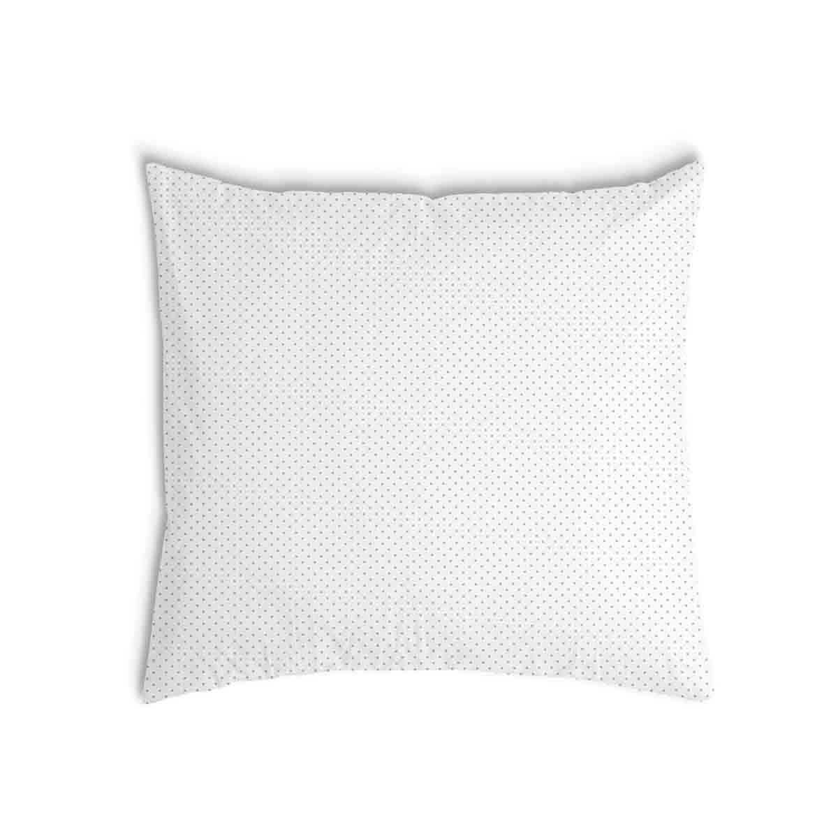 Health pillow white with golden dots