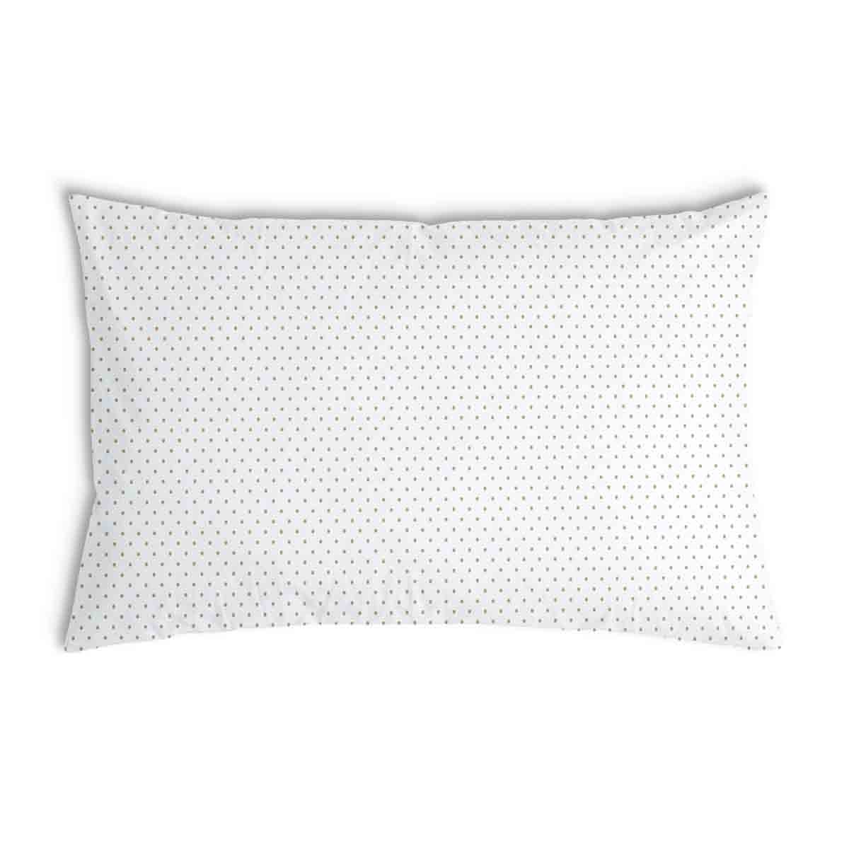 Health pillow white with golden dots