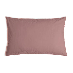 Cuscino per la salute con federa in cotone rosa antico per adulti – federa vista di fronte