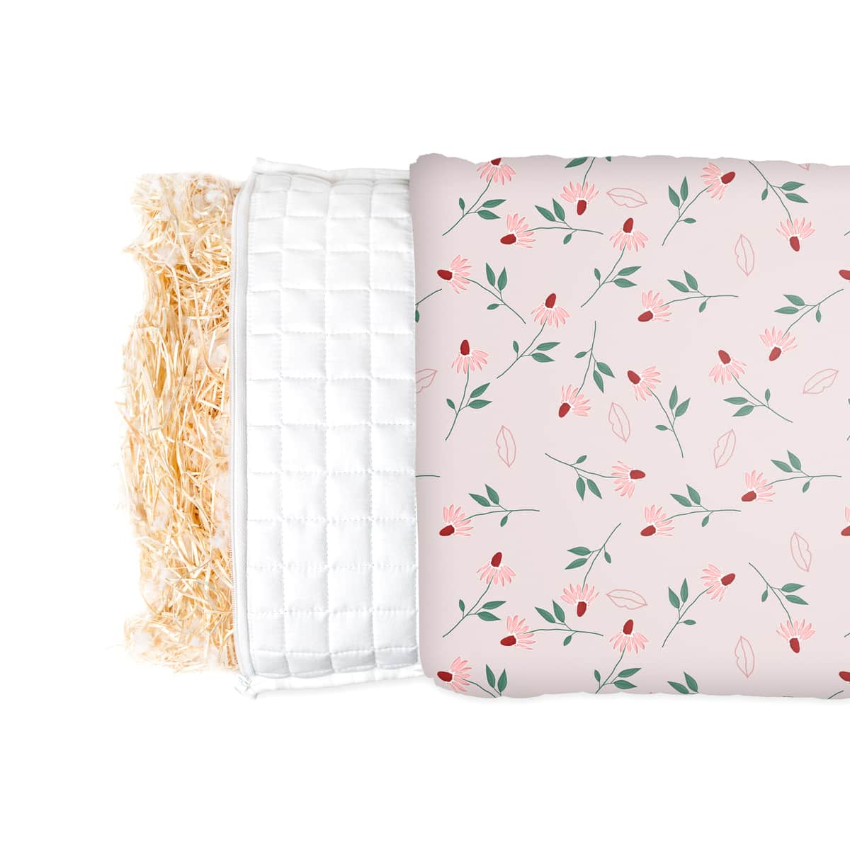 Health pillow with daisy pattern for children