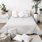 Original therapy blanket - cotton cover white with delicate checks