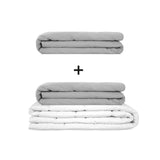 Originele therapiedeken - gewichtdeken set voor volwassenen inclusief 2 hoezen naar keuze