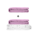 Originele therapiedeken - gewichtdeken set voor volwassenen inclusief 2 hoezen naar keuze