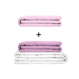 Originele therapiedeken - gewichtdeken set voor volwassenen inclusief 2 hoezen naar keuze