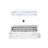 Originele therapiedeken - gewichtdeken set voor volwassenen inclusief 2 hoezen naar keuze