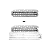 Originele therapiedeken - gewichtdeken set voor volwassenen inclusief 2 hoezen naar keuze