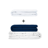 Originele therapiedeken - gewichtdeken set voor volwassenen inclusief 2 hoezen naar keuze