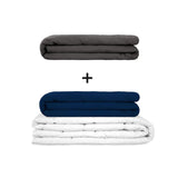 Originele therapiedeken - gewichtdeken set voor volwassenen inclusief 2 hoezen naar keuze