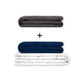 Originele therapiedeken - gewichtdeken set voor volwassenen inclusief 2 hoezen naar keuze