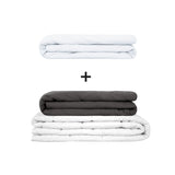 Originele therapiedeken - gewichtdeken set voor volwassenen inclusief 2 hoezen naar keuze