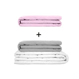 Originele therapiedeken - gewichtdeken set voor volwassenen inclusief 2 hoezen naar keuze