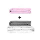 Originele therapiedeken - gewichtdeken set voor volwassenen inclusief 2 hoezen naar keuze