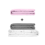 Originele therapiedeken - gewichtdeken set voor volwassenen inclusief 2 hoezen naar keuze