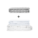 Originele therapiedeken - gewichtdeken set voor volwassenen inclusief 2 hoezen naar keuze