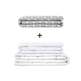 Originele therapiedeken - gewichtdeken set voor volwassenen inclusief 2 hoezen naar keuze