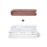 Originele therapiedeken - gewichtdeken set voor volwassenen inclusief 2 hoezen naar keuze