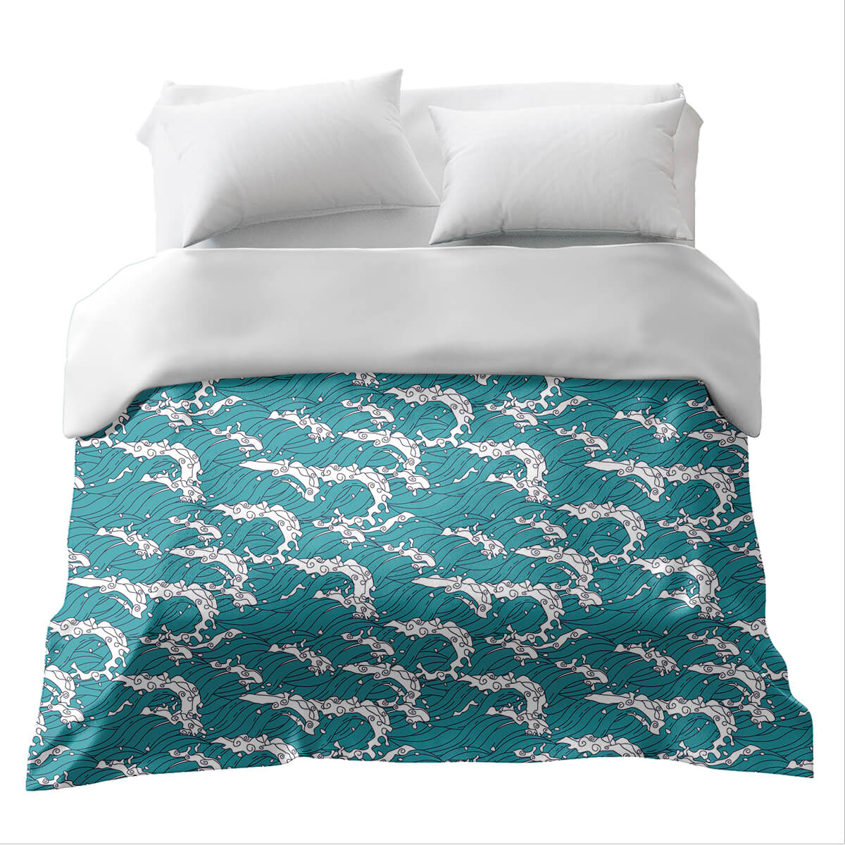 Coperta terapeutica originale - Rivestimento in cotone Onda giapponese