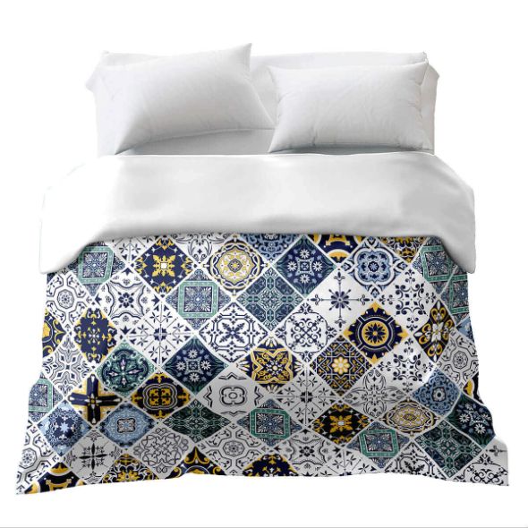 Coperta terapeutica originale - Rivestimento in cotone Piastrelle orientali