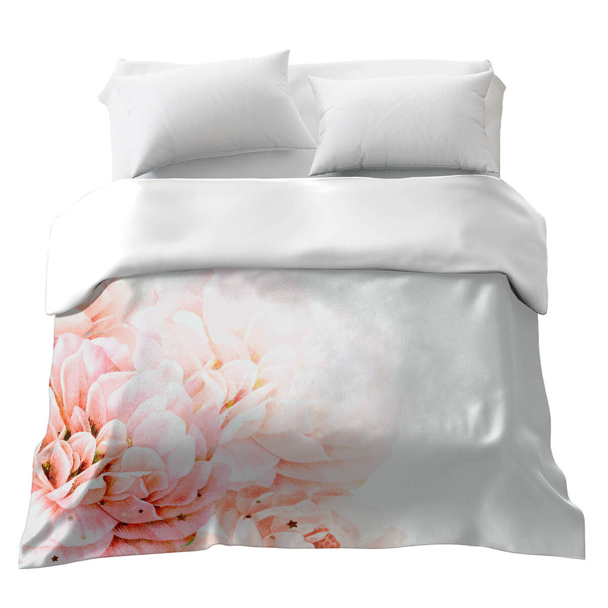 Original therapy blanket - cotton cover large flower