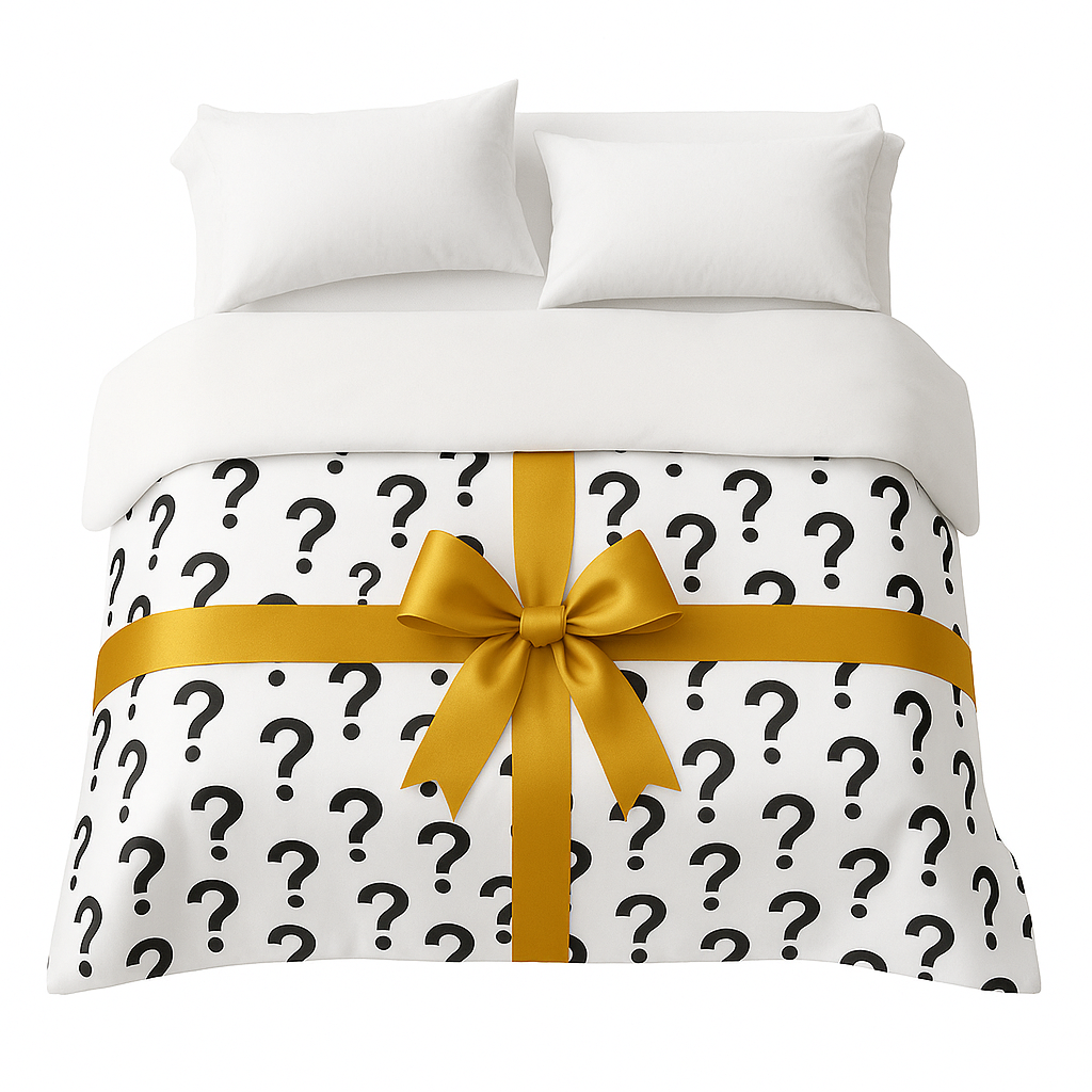 Original therapy blanket - cotton cover in gray with stars