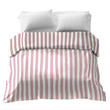Original therapy blanket - cotton cover in red green striped