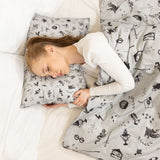Coperta terapeutica originale - Rivestimento in cotone grigio Zauberei