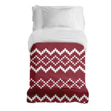Original therapy blanket - cotton cover with red Christmas pattern