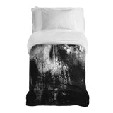 Original therapy blanket - cotton cover black with mottled pattern