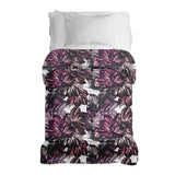 Original therapy blanket - cotton cover with purple sea of flowers