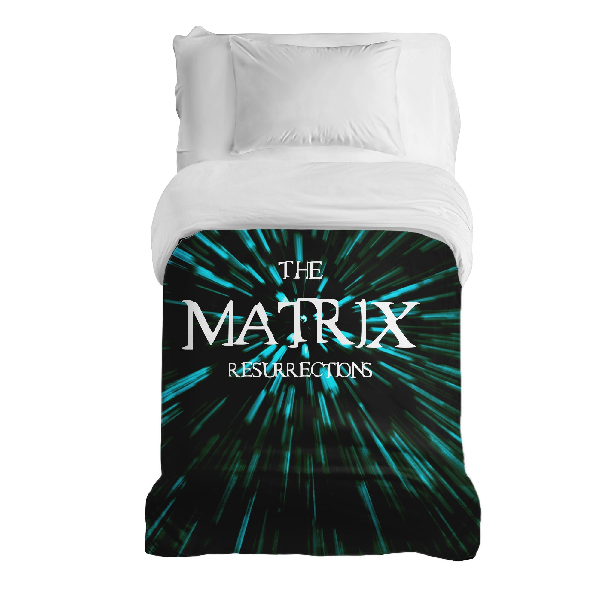 Originele therapiedeken - katoenen hoes met The Matrix opschrift
