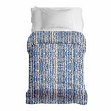 Original therapy blanket - cotton cover with blue dots