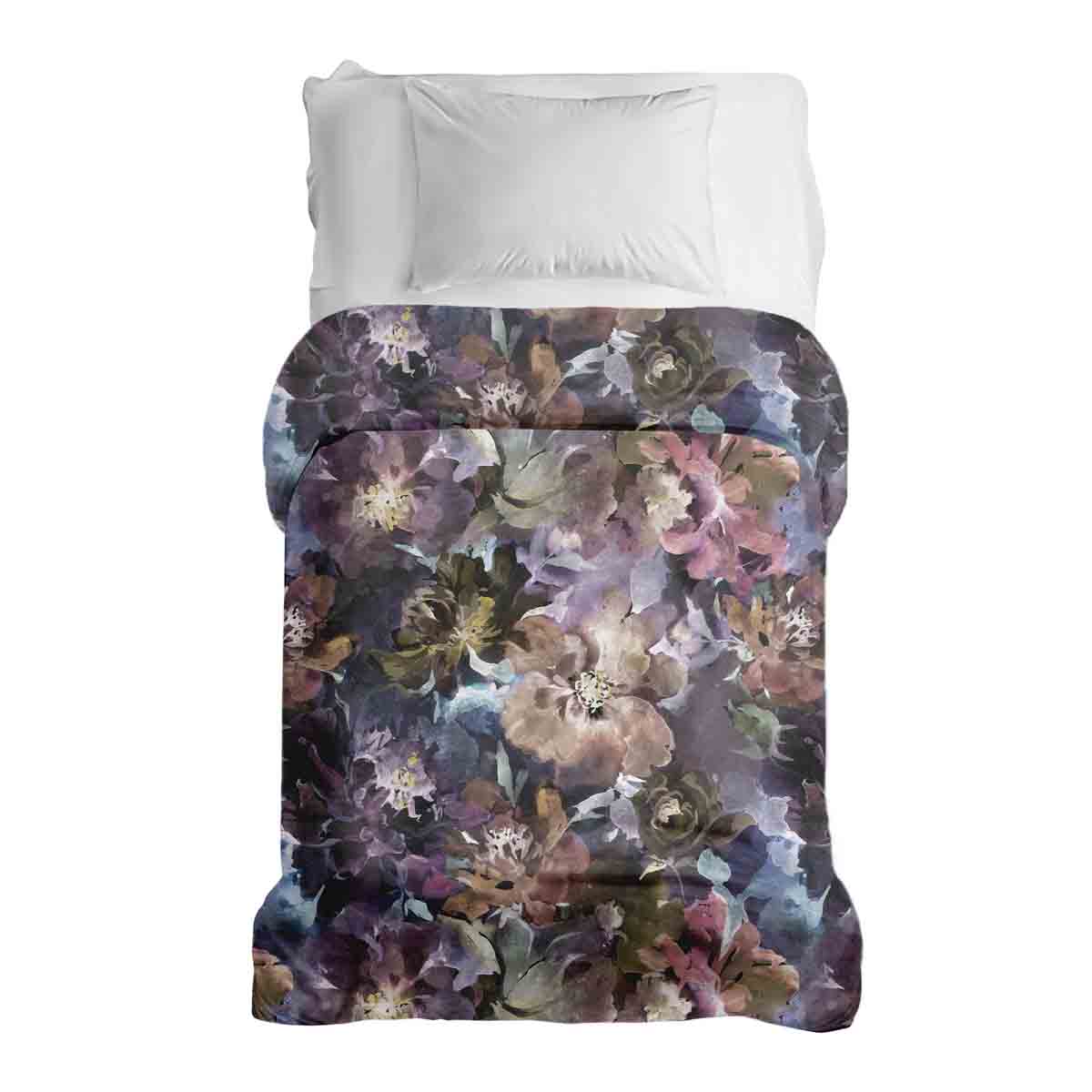 Couverture thérapeutique originale - Housse en coton Mer de fleurs