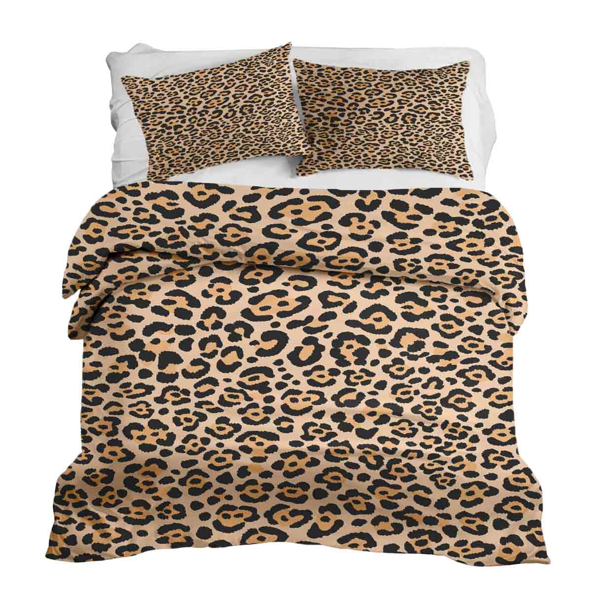 Therapy blankets bedding set leopard print