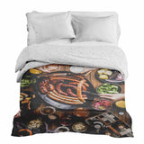 Original therapy blanket - cotton cover with sausage plate