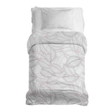 Original therapy blanket - cotton cover with gray palm leaves