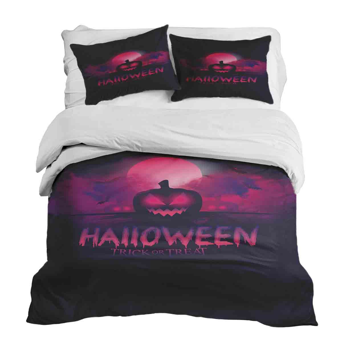 Juego de ropa de cama con manta terapéutica Trick or Treat