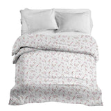 Original therapy blanket - cotton cover white with delicate roses