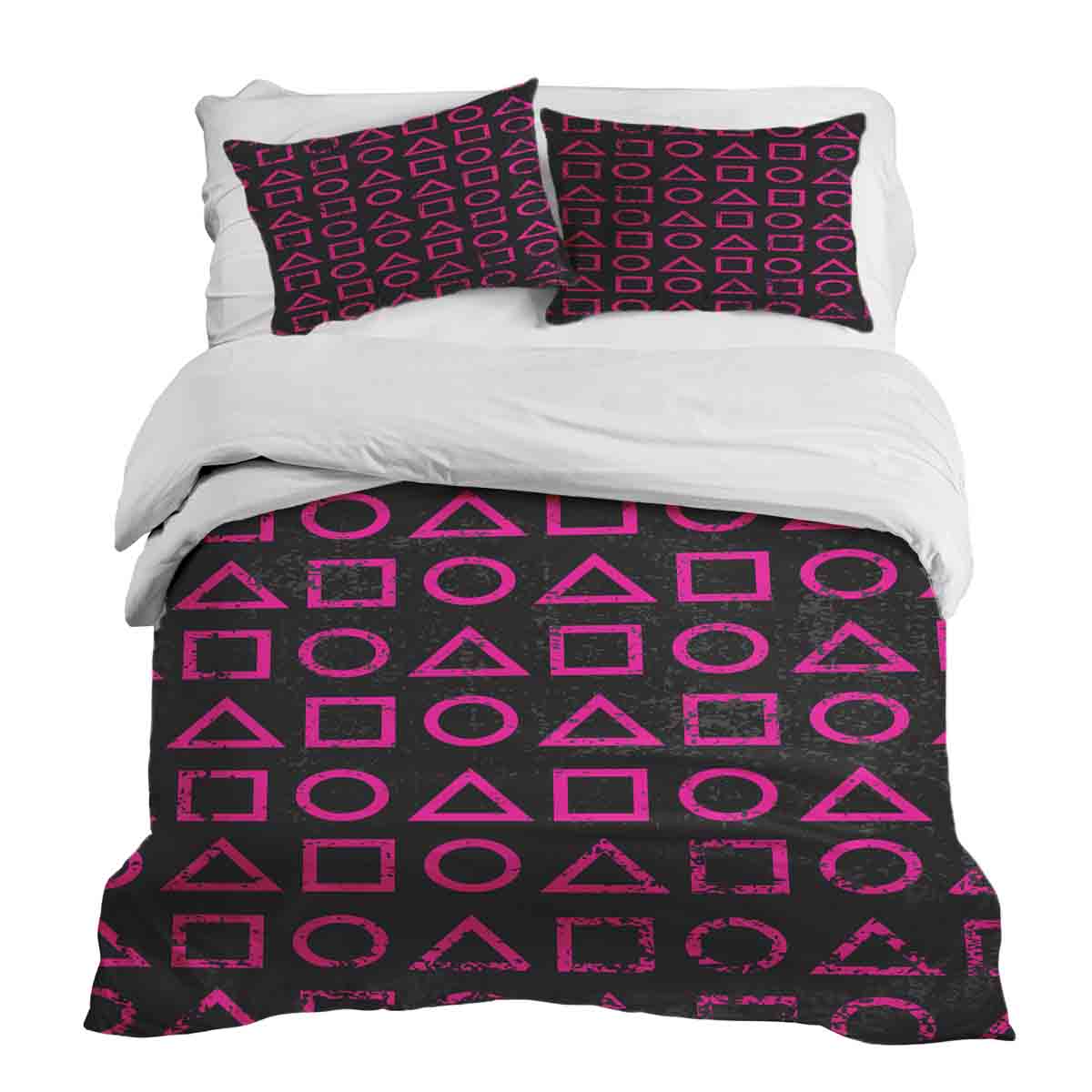 Therapy blankets bedding set Dalgona shapes