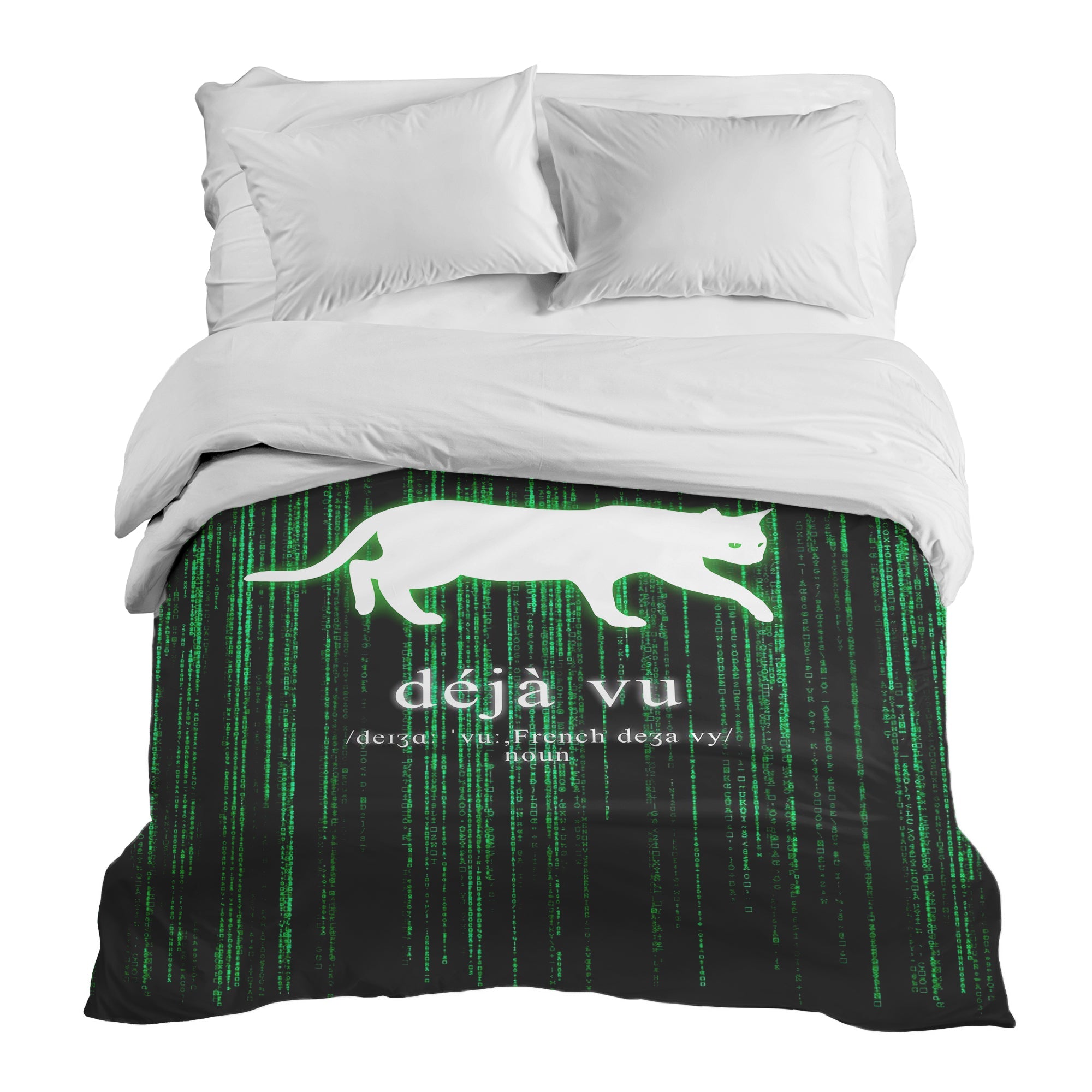 Original therapy blanket - cotton cover green Déjà-Vu