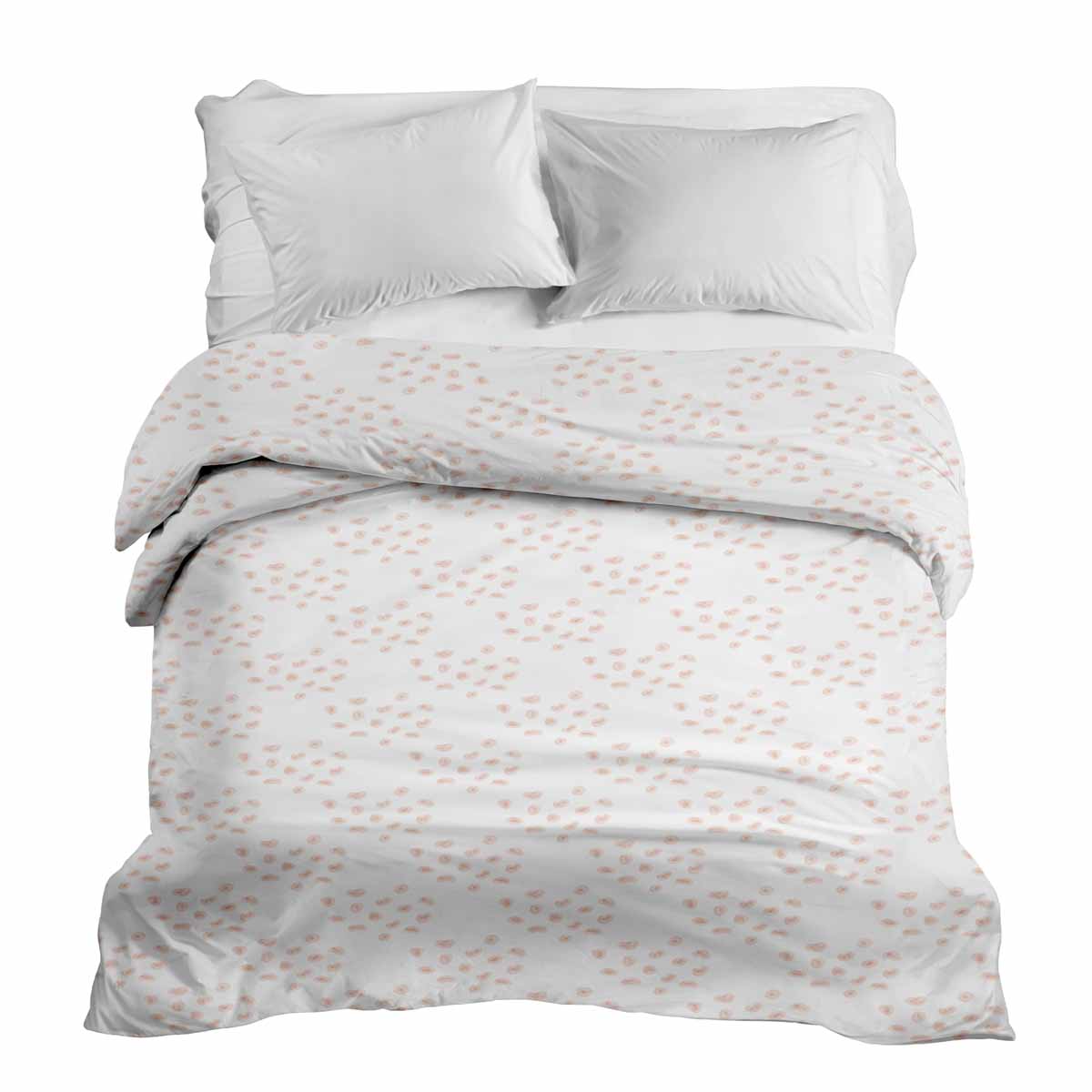 Original therapy blanket - cotton cover with orange dots