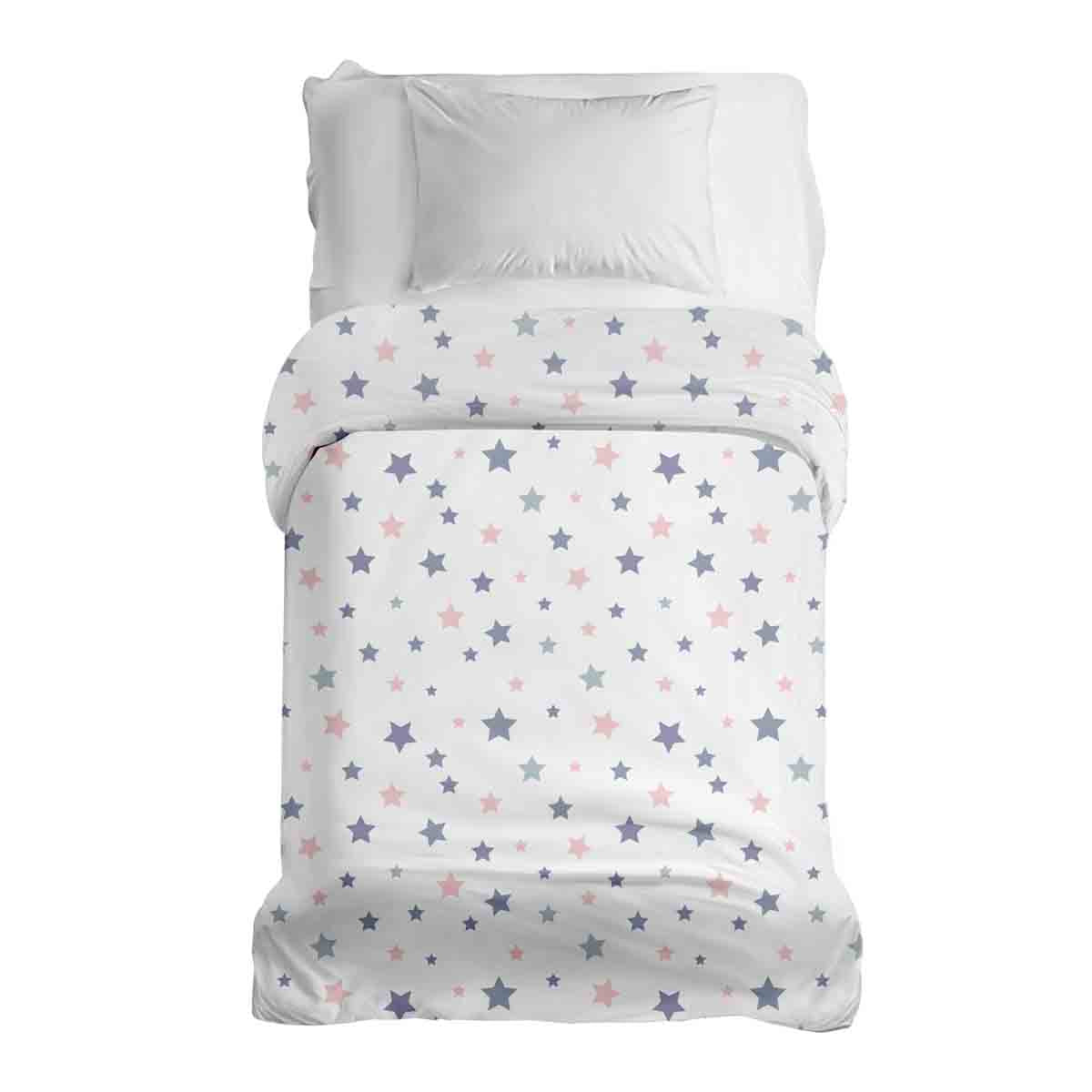 Original therapy blanket - cotton cover white with stars