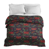 Original therapy blanket - cotton cover with red Christmas star