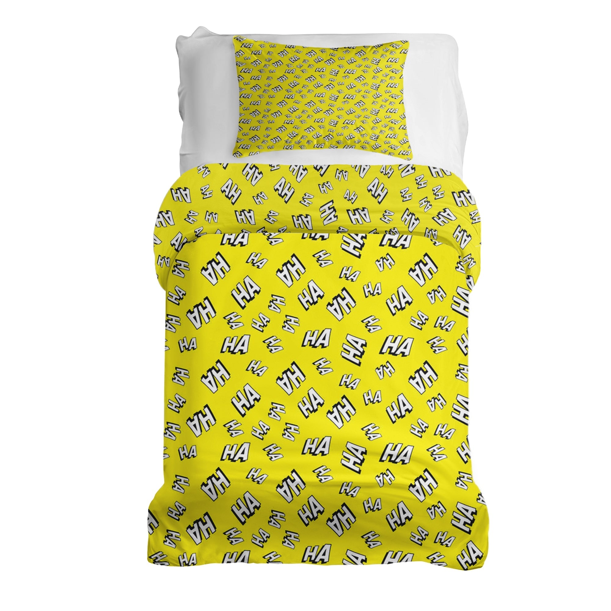 Therapy blankets bedding set yellow Ha Ha