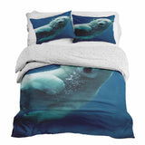 Therapiedekens Beddengoed Set Blauw met IJsbeer