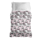 Coperta terapeutica originale - Rivestimento in cotone con Buddha rosa