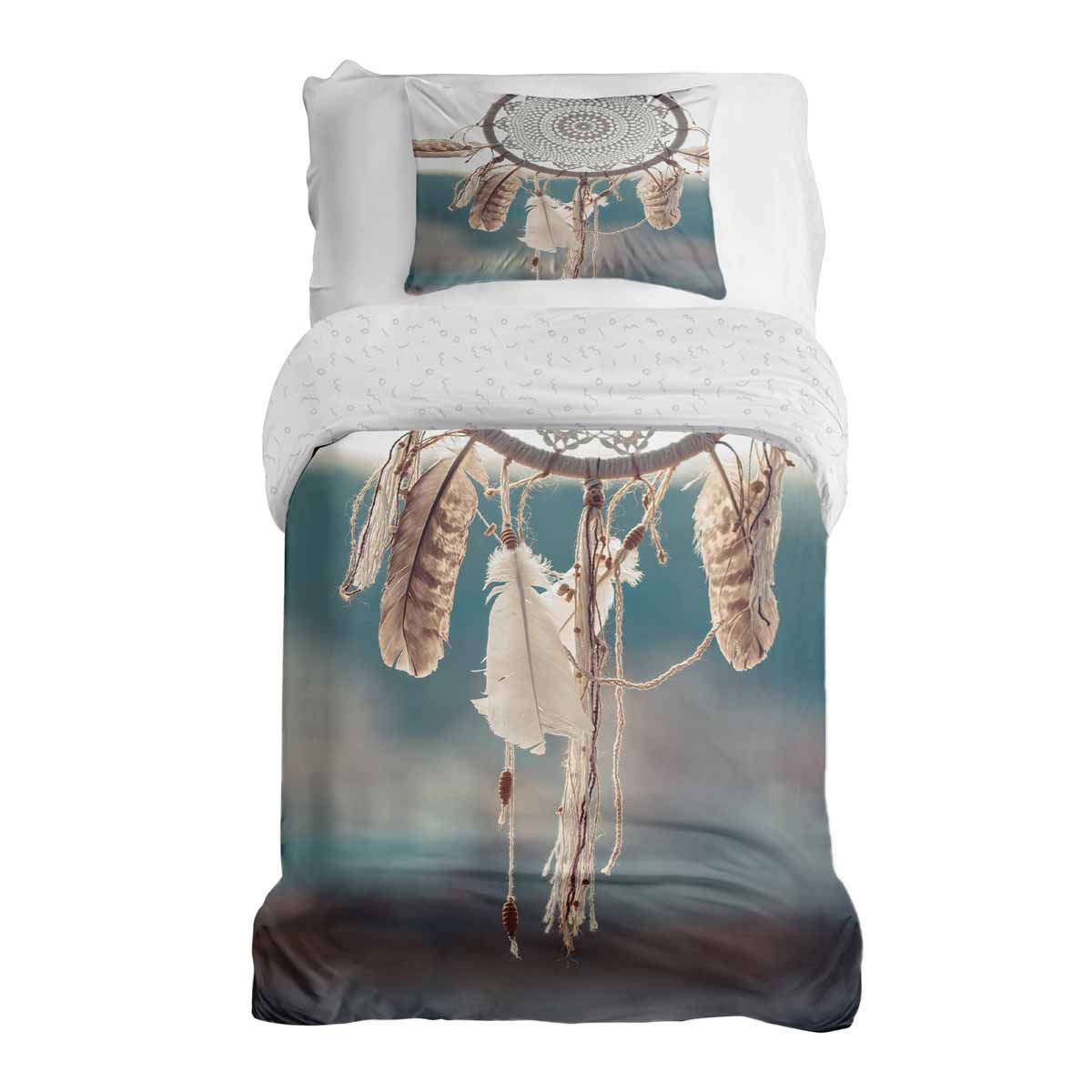 Therapy blankets bedding set with dreamcatcher