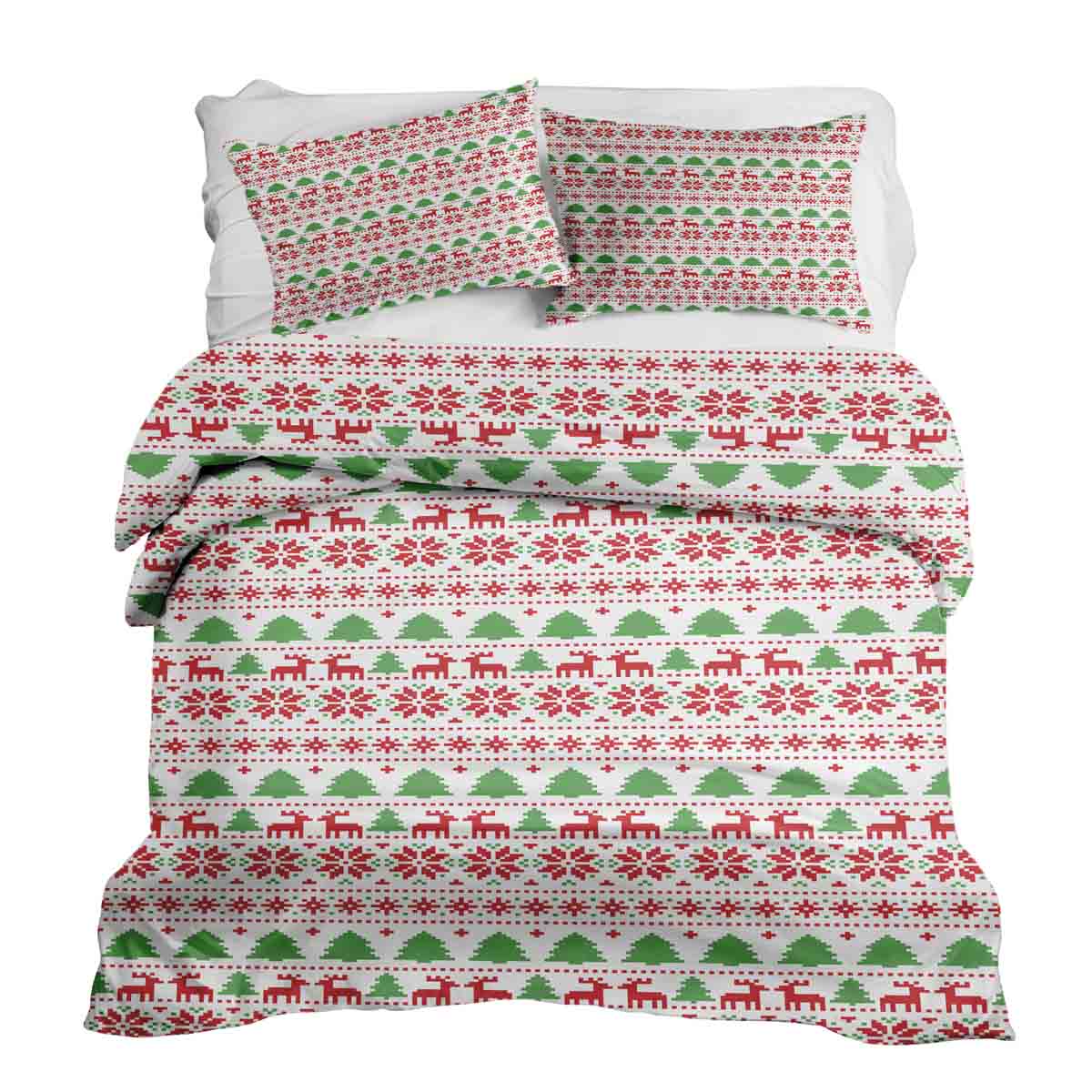 Set di biancheria da letto con coperte terapeutiche Natale in Norvegia