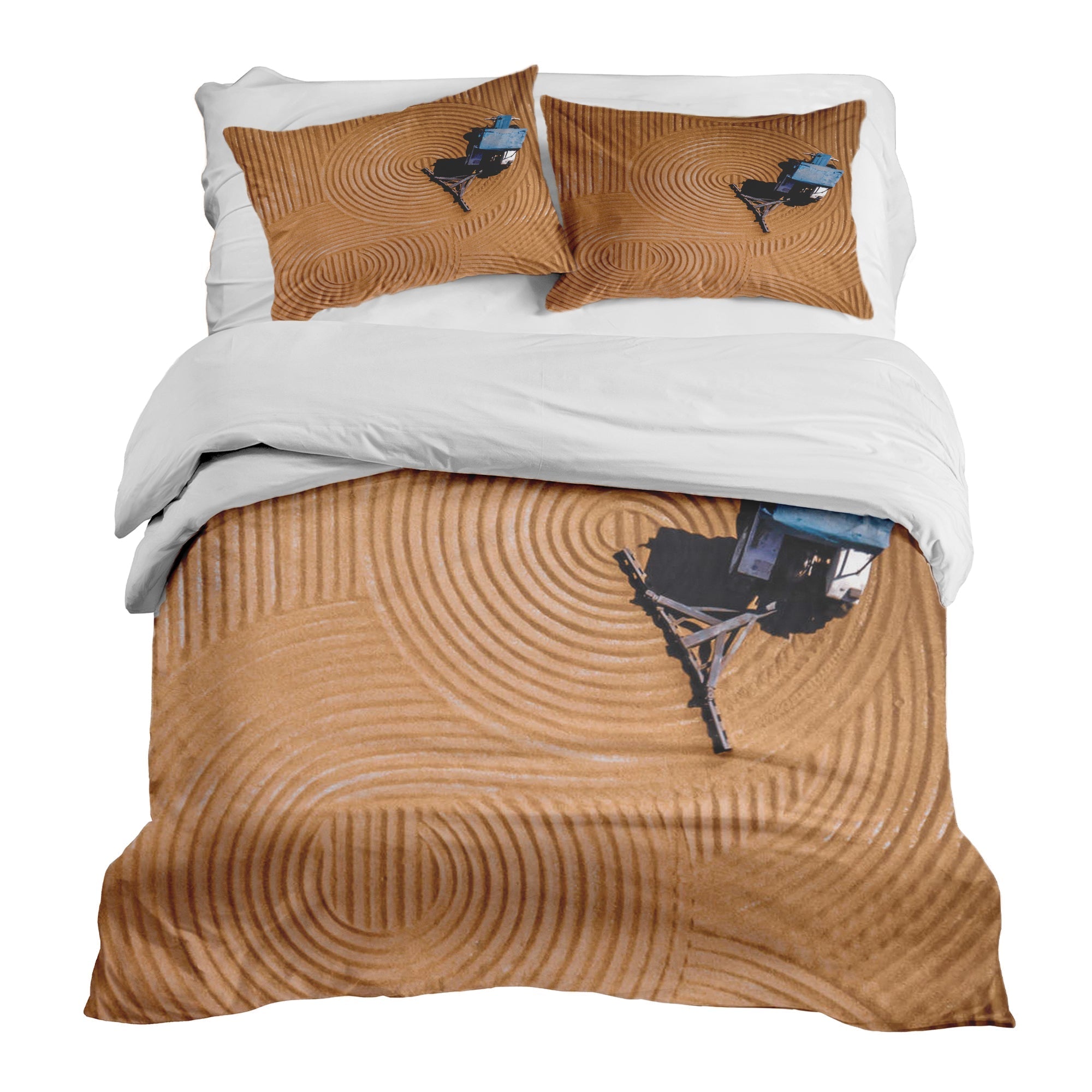 Therapy blankets bed linens circles in the field