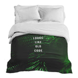 Originele therapiedeken - katoenen hoes groen Looks Like