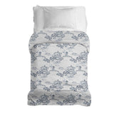 Original therapy blanket - cotton cover gray Great Wall of China